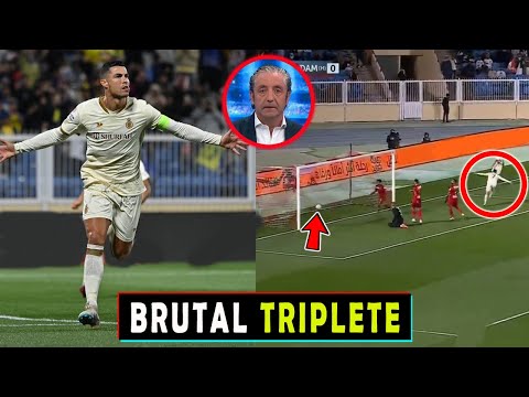 BRUTAL.!! ASI REACCIONA PRENSA EUROPEA a TRIPLETE de GOLES de CRISTIANO RONALDO DAMAC vs AL NASSR