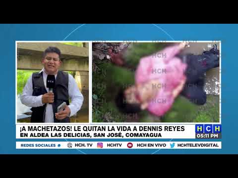 ¡Lamentable! A puñaladas matan a hombre en San José, Comayagua
