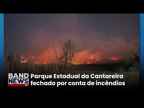 81 parques são fechados por riscos de incêndio em SP | BandNewsTV