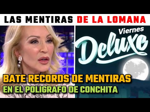 Carmen Lomana BATE RÉCORDS en el POLIDELUXE con sus MENTIRAS
