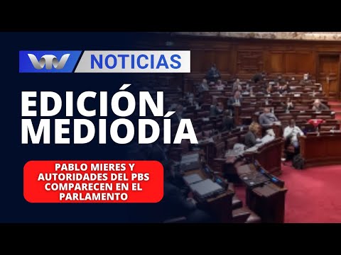 Edición Mediodía 07/02 | Pablo Mieres y autoridades del PBS comparecen en el Parlamento - Parte 1