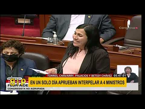 Congreso aprobó moción de interpelación contra Aníbal Torres y otros 3 ministros