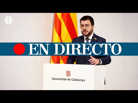 DIRECTO | Pere Aragonès comparece para anunciar el acuerdo en los presupuestos con los comunes