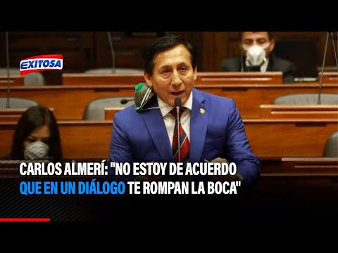 Carlos Almerí: No estoy de acuerdo que en un diálogo te rompan la boca