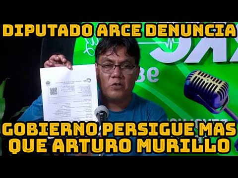 DIPUTADO ARCE PRESENTO DENUNCIA PENAL CONTRA MINISTRA MARIA NELA PRADA Y JORGE RICHTER..