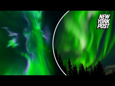 WATCH: Alaska man captures magnificent aurora borealis display