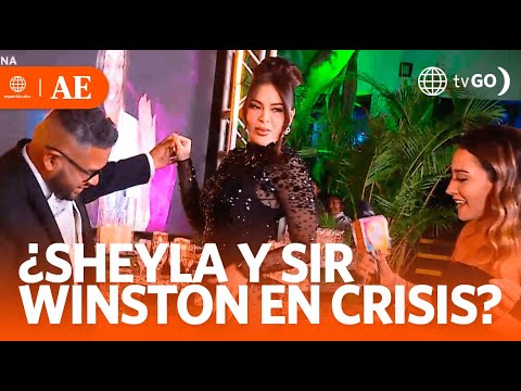 ¿Crisis entre Sheyla y Sir Winston? |  América Espectáculos (HOY)