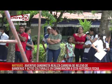 Juventud de Matiguás conmemora 40 años de la Cruzada Nacional de Alfabetización - Nicaragua