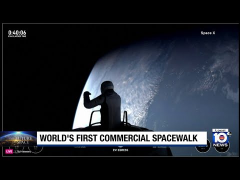 Civilians take part in historic first commercial spacewalk