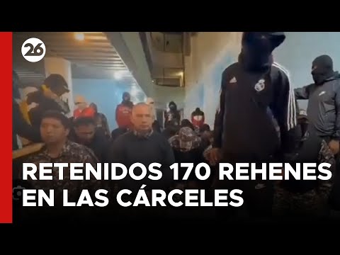 Siguen retenidos 170 rehenes en las cárceles de Ecuador