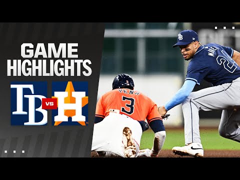 Rays vs. Astros Game Highlights (8/2/24) | MLB Highlights