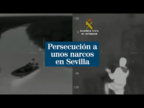 Persecución de película a unos narcos en el río Guadalquivir
