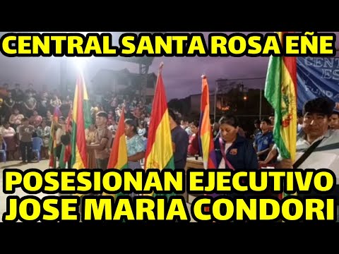 JOSE MARIA CONDORI FUE POSESIONADO COMO NUEVO SECRETARIO GENERAL CENTRAL SANTA ROSA EÑE..