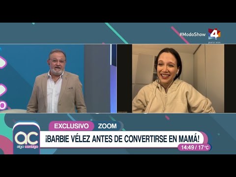 Algo Contigo - Barbie Vélez antes de ser mamá: El parto es lo que me da más ansiedad