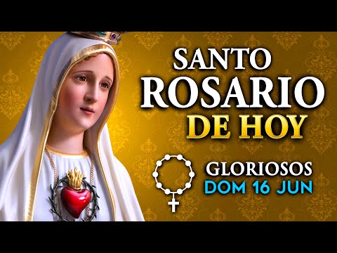 ROSARIO de HOY Misterios GLORIOSOS del Santo Rosario - domingo 16 de junio  2024
