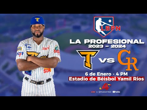 Tigres de Chinadega VS Gigantes de Rivas - Liga de Béisbol Profesional Nacional (LBPN) – 2023 - 2024