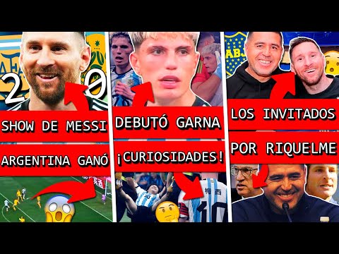 MESSI bailó a AUSTRALIA y fue VIRAL+ GARNACHO debutó en ARGENTINA+ INVITADOS a DESPEDIDA de RIQUELME