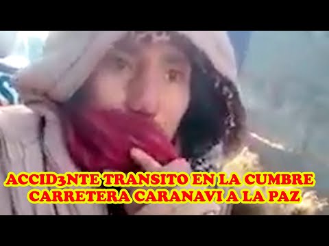 REPORTAN ACCID3NTE DE TRANSITO CARRETERA CARANAVI HACIA LA PAZ CHOFER SE HABRIA QUEDADO DORMIDO..