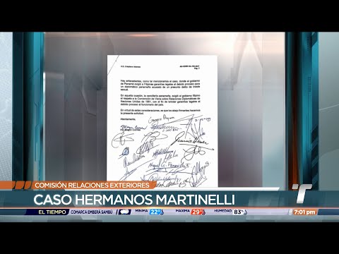 Comisión analizará petición de diputados sobre situación de los Martinelli Linares