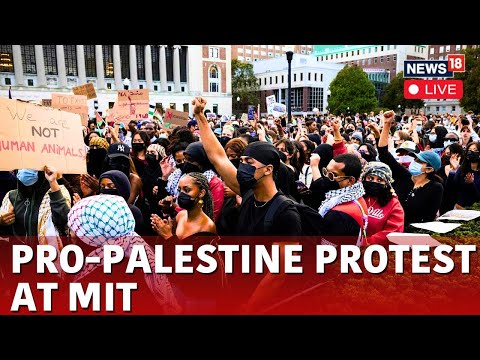 Pro Palestinian Protests Live At MIT | Protesters Break Through Barricades To Retake MIT Live | N18L