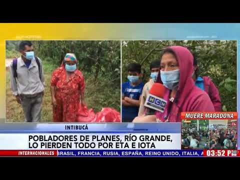 Pérdidas totales de sus cultivos, reportan pobladores de Planes, Río Grande, Intibucá