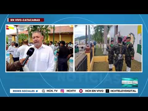 El municipio de Catacamas se suma a las celebraciones del Día de la Bandera Nacional