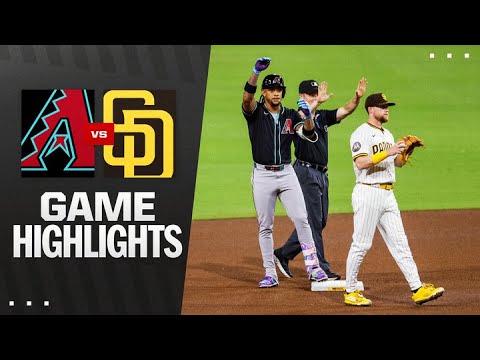 D-backs vs. Padres Game Highlights (7/9/25) | MLB Highlights