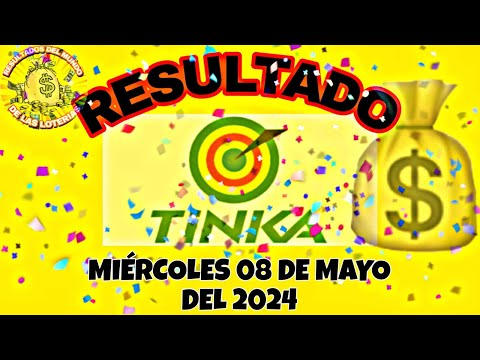 RESULTADO TINKA DEL MIÉRCOLES 08 DE MAYO DEL 2024 /LOTERÍA DE PERÚ/