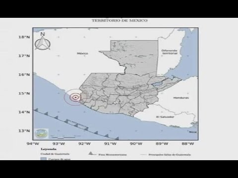Sismo de magnitud 4.4 fue sensible en Guatemala