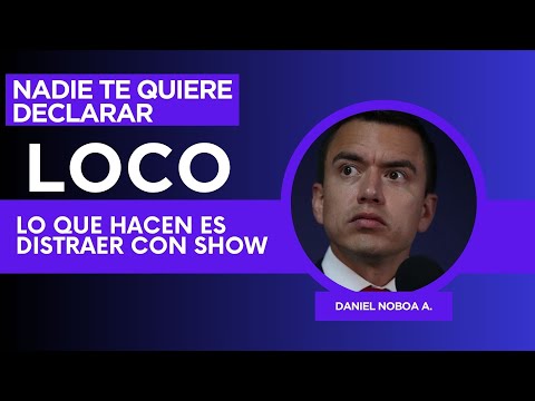 Nadie quiere declararlo Loco, el solito lo hace!