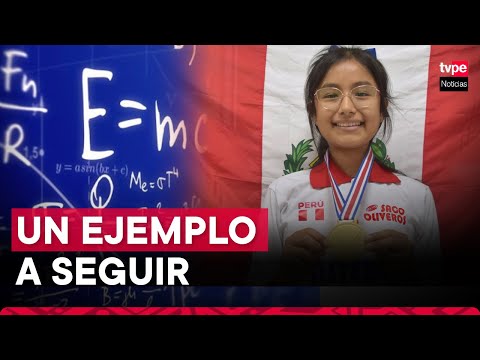 Joven estudiante peruana ganó medalla de oro en competencia internacional de física