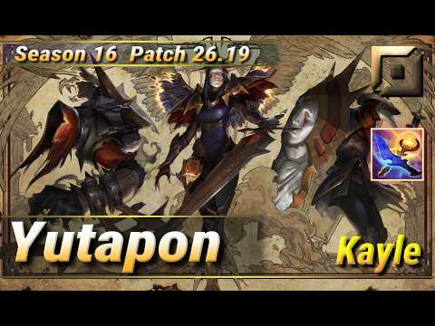 【JPサーバー/C1】DFM Yutapon ケイル(Kayle) VS カミール(Camille) TOP - Patch26.19 JP Ranked 【LoL】