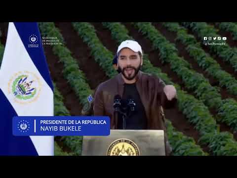 Presidente Nayib Bukele pone en marcha el programa RECETO en Chalatenango