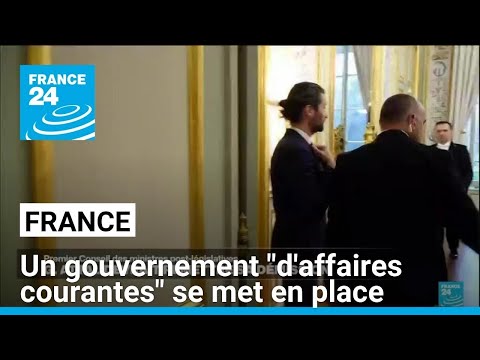 En France, un gouvernement d'affaires courantes se met en place • FRANCE 24