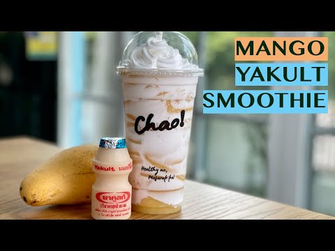 BRING BACK CHILDHOOD MEMORIES WITH A TWIST! NEW REFRESHING SUMMER DRINK - MANGO YAKULT SMOOTHIE