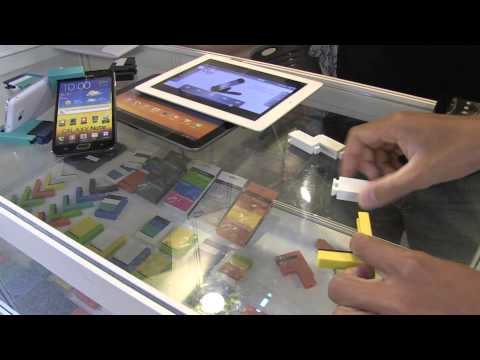 Magic Mobile Tetris Like Stand for Your Mobile Devices - Computex 2012