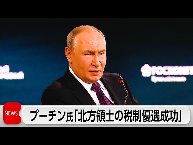 Image of Putin Says Tax Incentives on Disputed Islands Have Been Successful