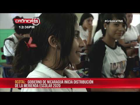 Gobierno inicia distribución de la merienda escolar en Ocotal - Nicaragua