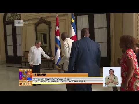 Agradeció vicepresidente de Cuba al mandatario Centroafricano por asistencia a la Cumbre