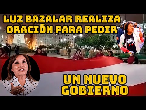 LUZ BAZALAR RECHAZA EL CORTE DE AGUA EN LIMA..