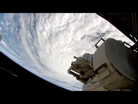 Escalofriante video del huracán Milton desde el espacio