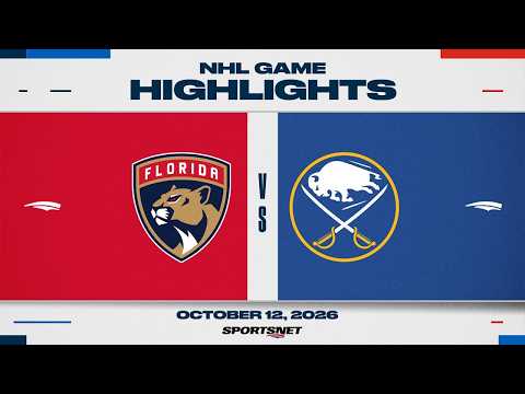 NHL 하이라이트 | 팬서스 대 세이버스 - 2026년 10월 13일