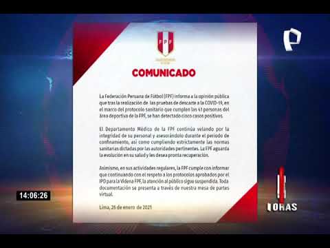 Selección Peruana: confirman cinco casos positivos por covid-19 en área deportiva
