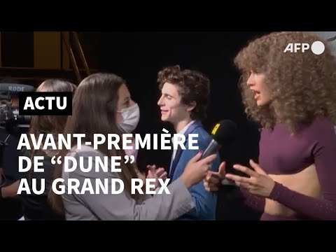 Paris: Timothée Chalamet et Zendaya à l'avant-première du film Dune | AFP