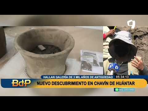 Áncash: arqueólogos descubren galería del cóndor en templo de Chavín de Huántar