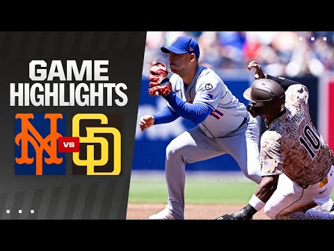 Mets vs. Padres Game Highlights (8/25/24) | MLB Highlights