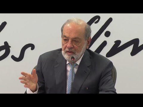 Mexican businessman Carlos Slim speaks on Mexico's development prospects