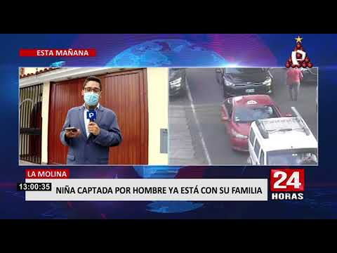 Policía sigue el rastro de secuestrador de niña en La Molina (1/2)