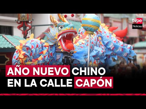 Año Nuevo Chino: así se celebró la llegada del dragón de madera en la calle Capón
