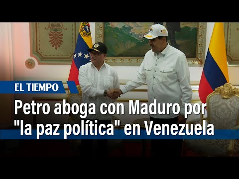 Petro aboga en reunión con Maduro por la paz política en Venezuela | El Tiempo